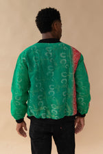 MEN'S Reversible Kantha Bomber - Raviq - M — back 2