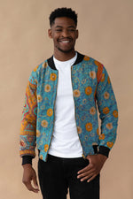 MEN'S Reversible Kantha Bomber - Zain - XS — front 1
