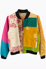 Mireya Reversible Kantha Bomber - M 3