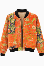 Mireya Reversible Kantha Bomber - M 1