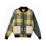 MEN'S Reversible Kantha Bomber - Nadir - M — reversible side front, flat product shot on white 2