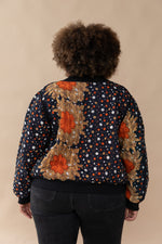 Nayantara Reversible Kantha Bomber - XL — back 3