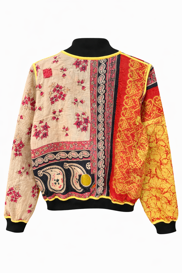 Noor Reversible Kantha Bomber - L