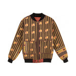MEN'S Reversible Kantha Bomber - Omar - S — main side front, flat product shot on white 1