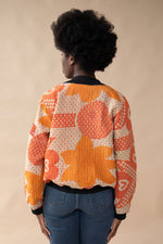 Radha Reversible Kantha Bomber - M — back 3