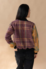 Rania Reversible Kantha Bomber - XS — back 3