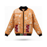 MEN'S Reversible Kantha Bomber - Rayan - M — main side front, flat product shot on white 1