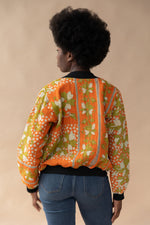 Rina Reversible Kantha Bomber - M — back 3
