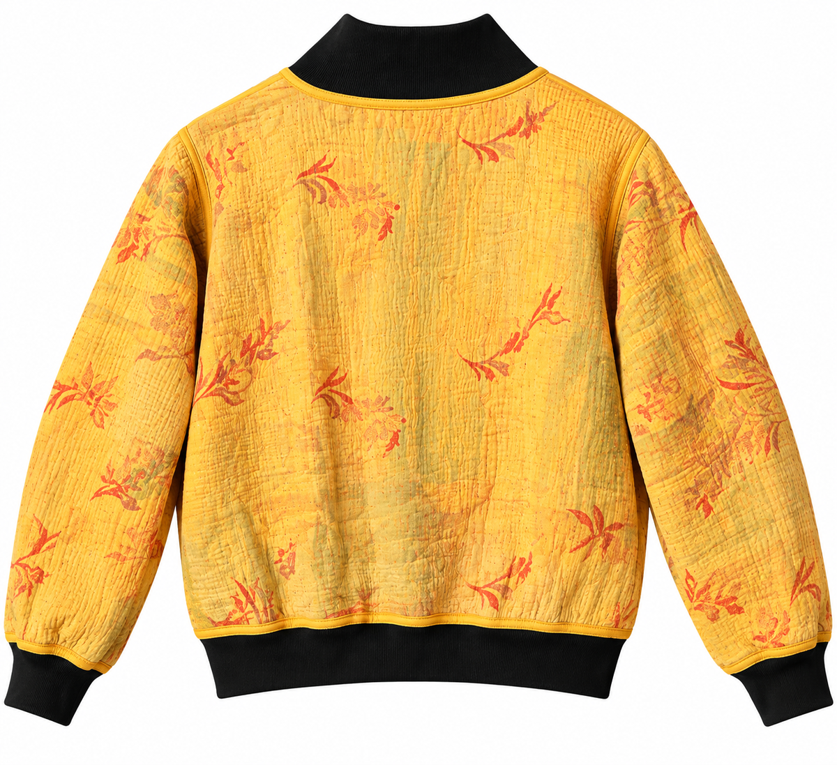Rukhsar Reversible Kantha Bomber - XXL — Main side - Back