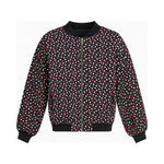 MEN'S Reversible Kantha Bomber - Rumi - M — reversible side front, flat product shot on white 2