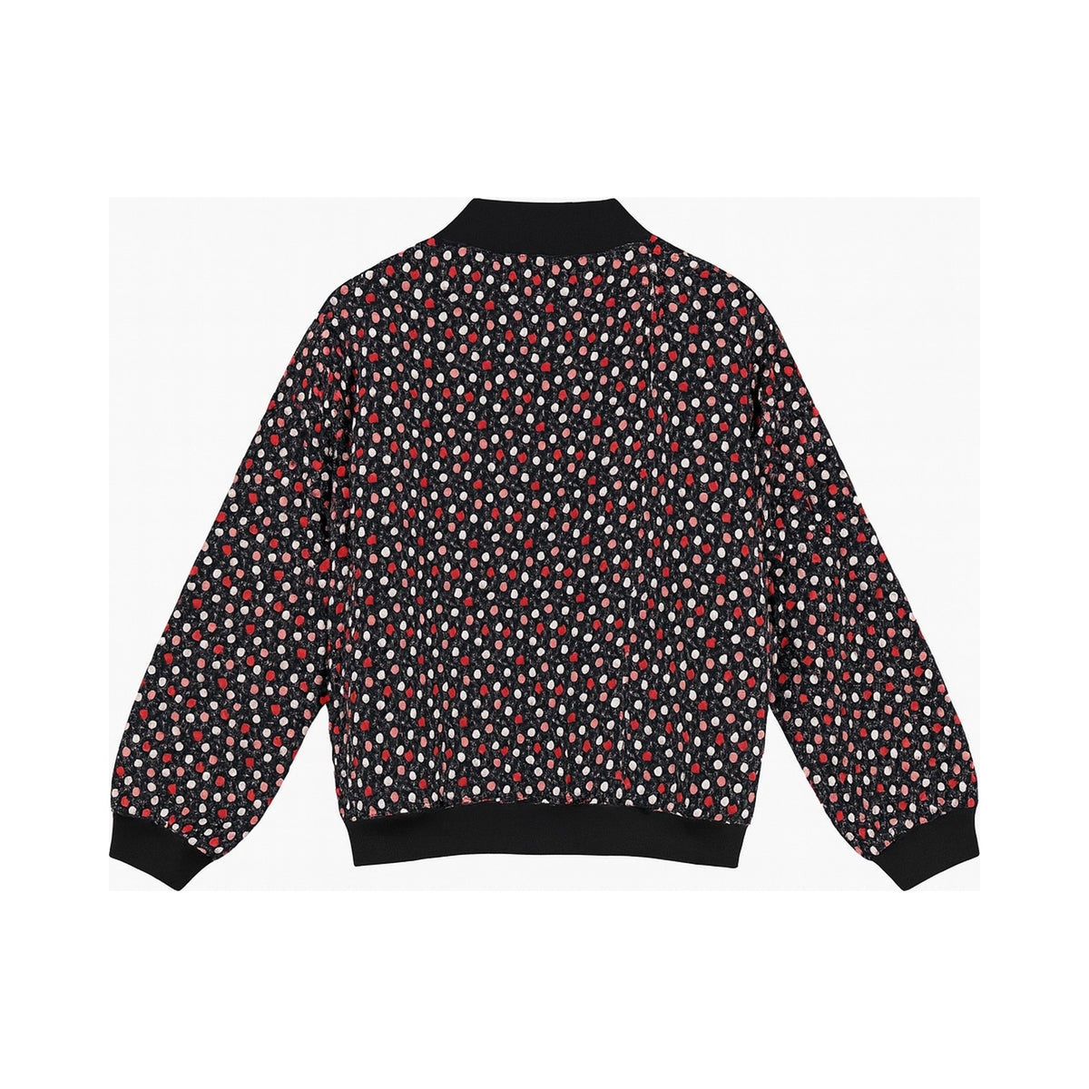 MEN'S Reversible Kantha Bomber - Rumi - M — reversible side back, flat product shot on white