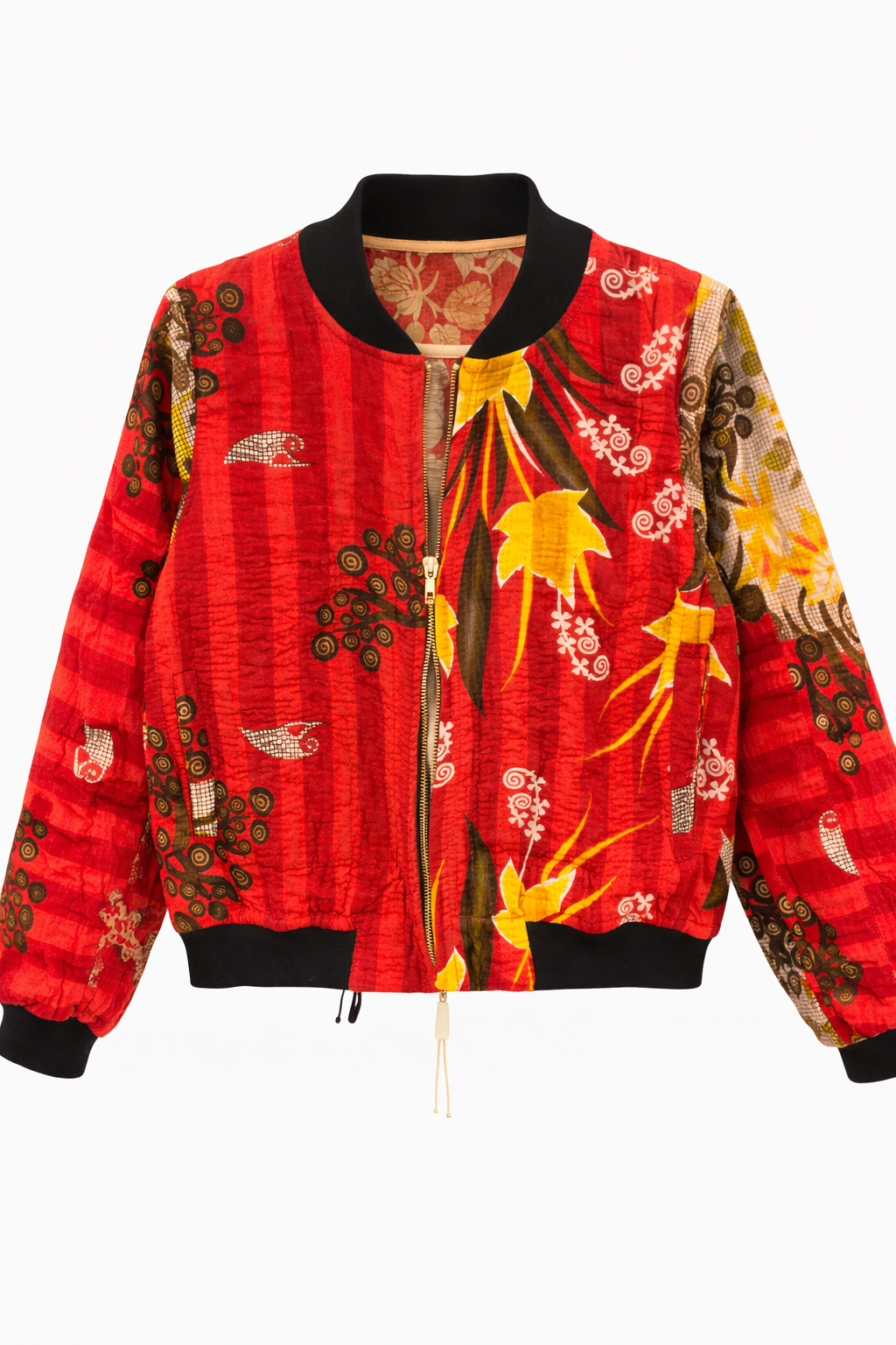 Salina Reversible Kantha Bomber - XS