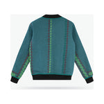 MEN'S Reversible Kantha Bomber - Samar - S — reversible side back, flat product shot on white 4