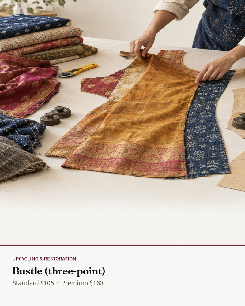 Bustle (three-point) — Transcend service