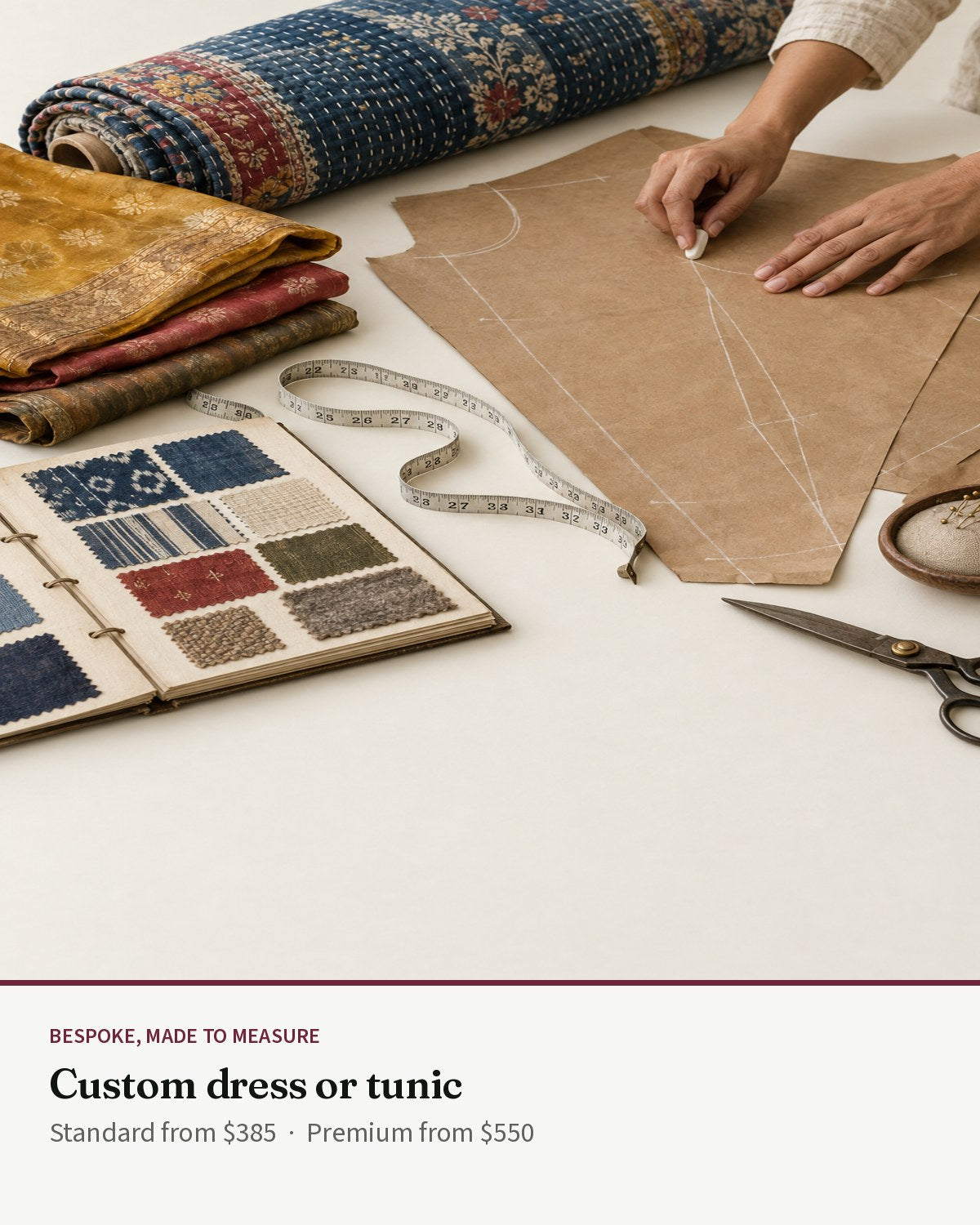 Custom dress or tunic — Transcend service
