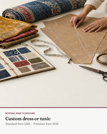 Custom dress or tunic — Transcend service 1