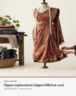 Skirts — Zipper replacement (zipper billed at cost) — Transcend service 1