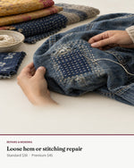 Loose hem or stitching repair — Transcend service 1