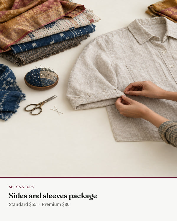 Shirts — Sides and sleeves package — Transcend service