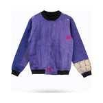 MEN'S Reversible Kantha Bomber - Siraj - M — main side front, flat product shot on white 1