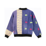 MEN'S Reversible Kantha Bomber - Siraj - M — main side back, flat product shot on white 3