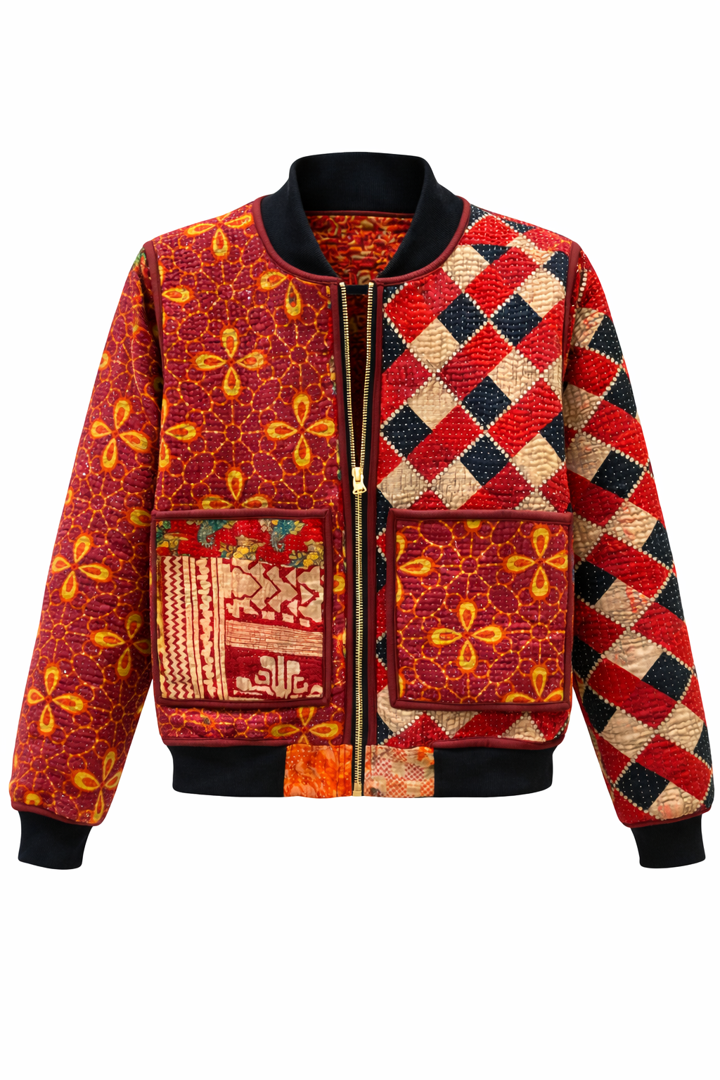 Soraya Reversible Kantha Bomber - XS
