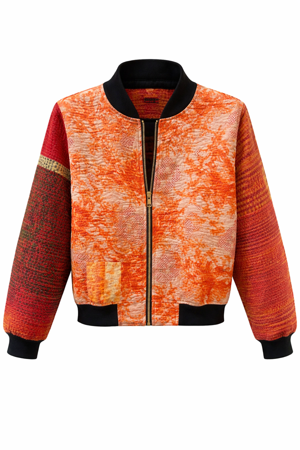 Soraya Reversible Kantha Bomber - XS