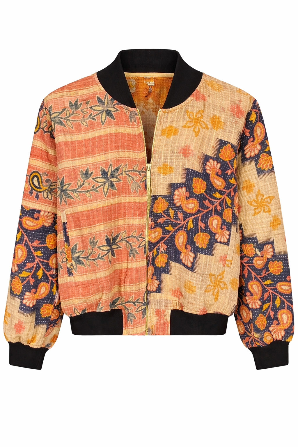 Tamsin Reversible Kantha Bomber - M