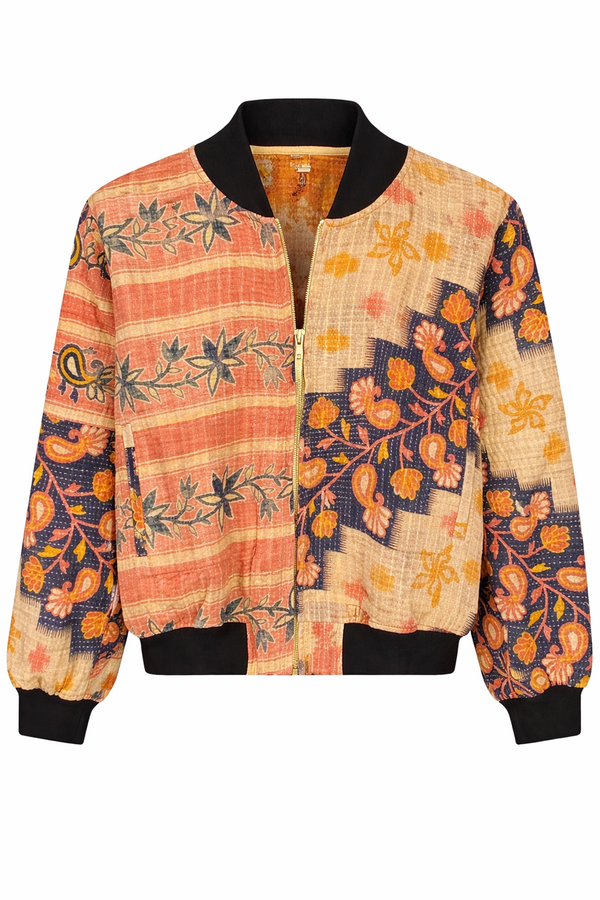 Tamsin Reversible Kantha Bomber - M