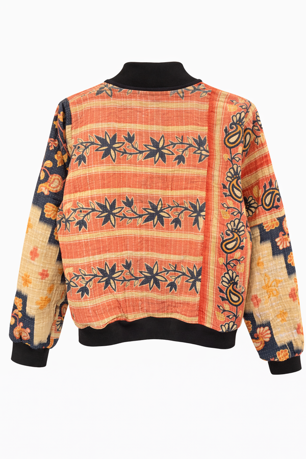 Tamsin Reversible Kantha Bomber - M