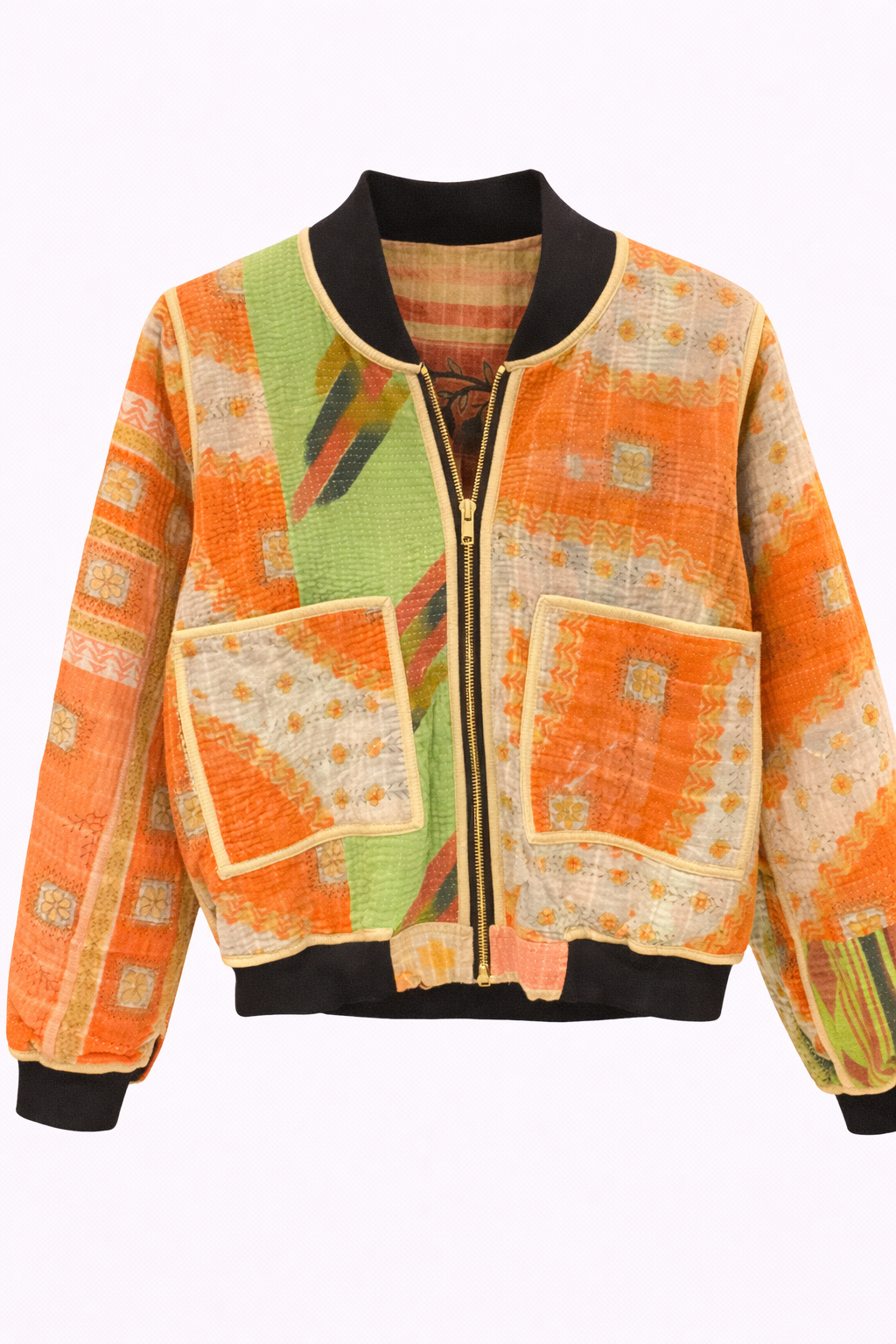 Tamsin Reversible Kantha Bomber - M