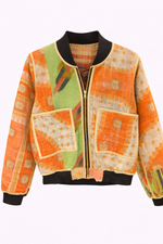 Tamsin Reversible Kantha Bomber - M 3
