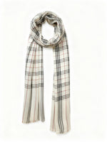 Cashmere Scarf - Classic Winter Stripes 1