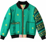 Yara Reversible Kantha Bomber - M — Reversible side - Front 5