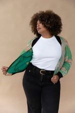 Yara Reversible Kantha Bomber - M — front 1