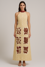 Columbia Patchwork Gown 1