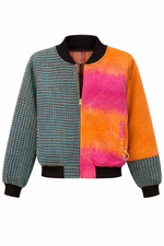 Zafira Reversible Kantha Bomber - XS 3