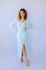 Powder Blue Maxi Dress 1