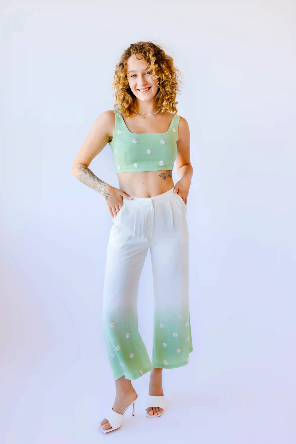 Cropped Ombre Culottes
