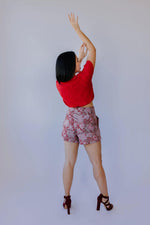 Block print cotton shorts - Transcend 10