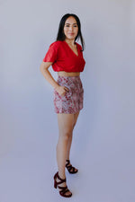Block print cotton shorts - Transcend 11