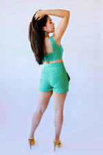 Block print cotton shorts - Transcend 6